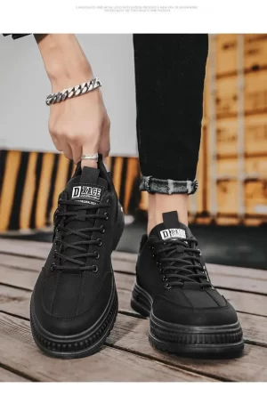 Men's shoes 2024 new spring and autumn season breathable versatile casual trendy shoes men's work lightweight sports board shoes - Image 6