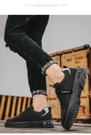Men's shoes 2024 new spring and autumn season breathable versatile casual trendy shoes men's work lightweight sports board shoes - Image 5