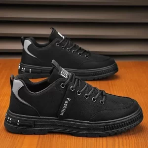 Men's shoes 2024 new spring and autumn season breathable versatile casual trendy shoes men's work lightweight sports board shoes - Image 3
